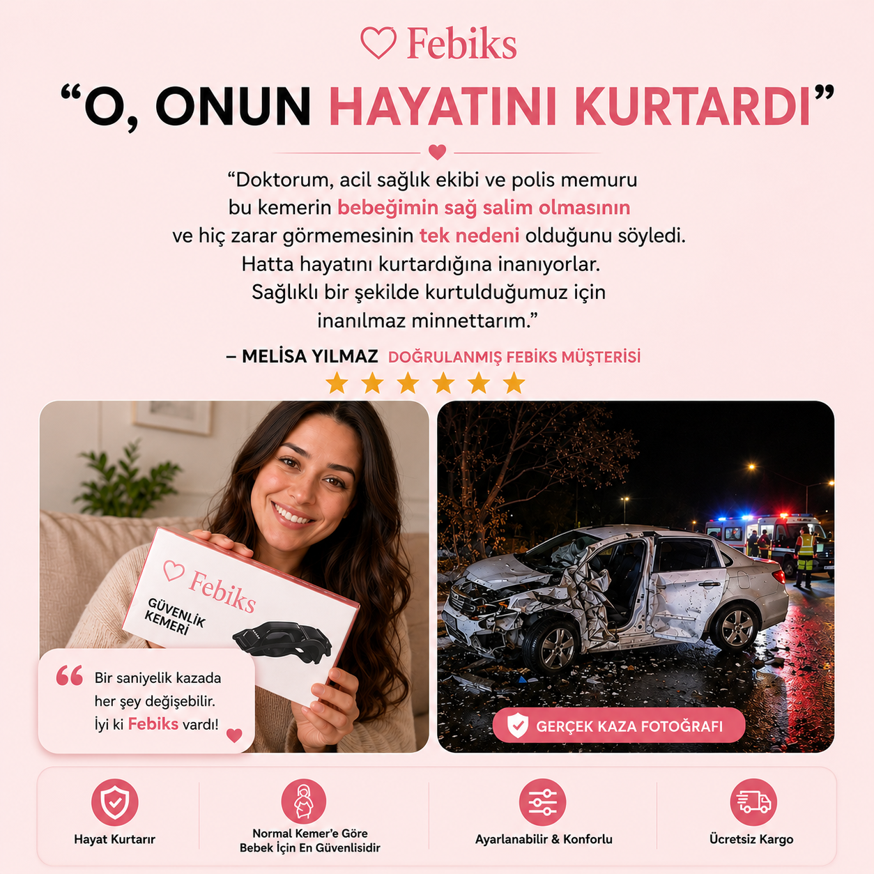 Febiks Hamile Güvenlik Kemeri
