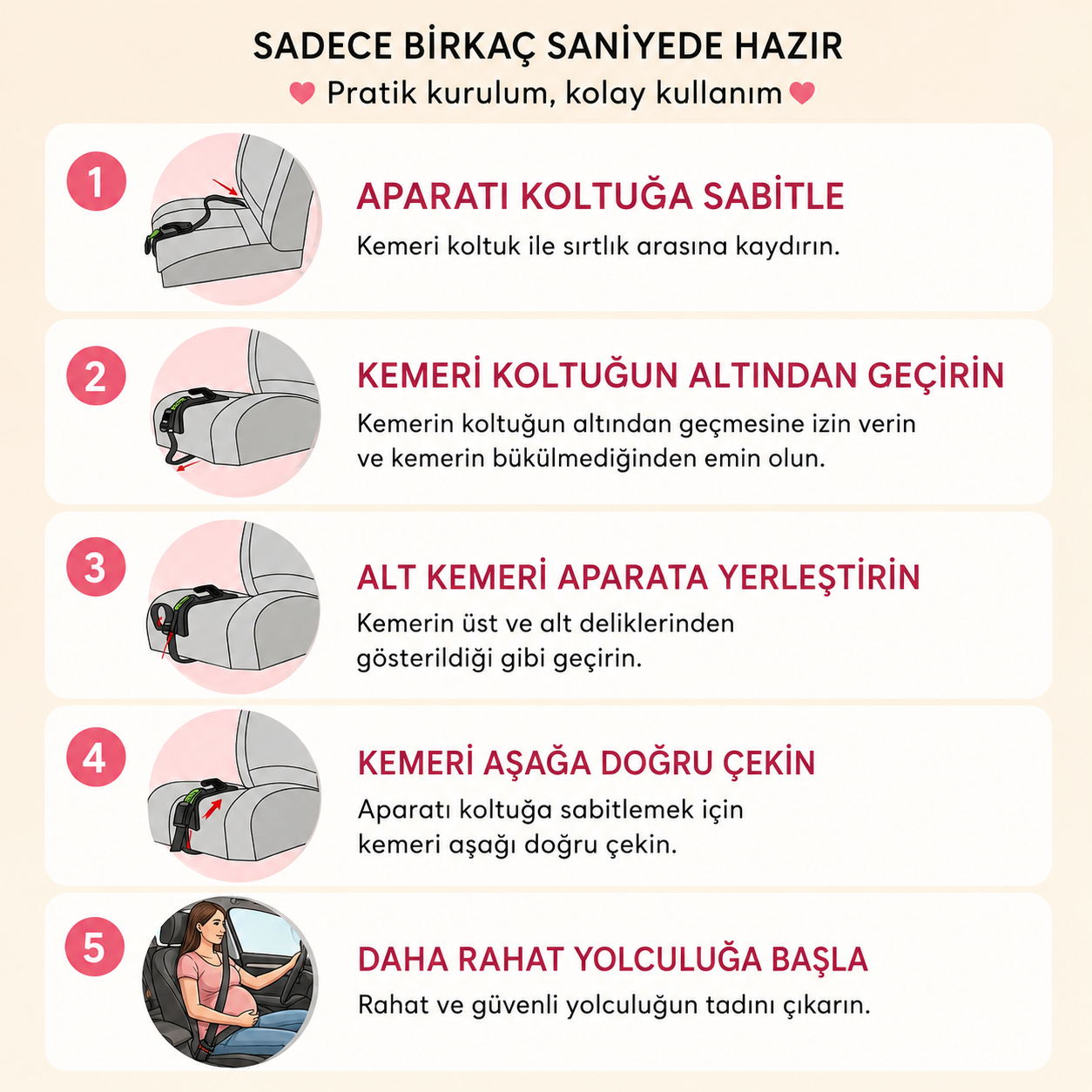 Febiks Hamile Güvenlik Kemeri